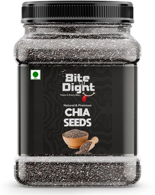biteofdight Premium Raw Chia Seeds For Weight Loss| Loaded With Omega 3, Zinc & Fiber| Chia Chia Seeds(250 g)