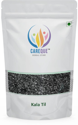 CareQue Black Sesame Seed - Kaala Till -Sesamum indicum -Black Til Seeds Black Sesame Seeds(50 g)