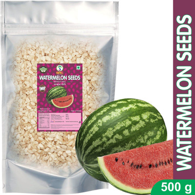 SRC Creations Watermelon Seeds Tarbooj ke Beej (without shell) Watermelon Seeds(500 g)