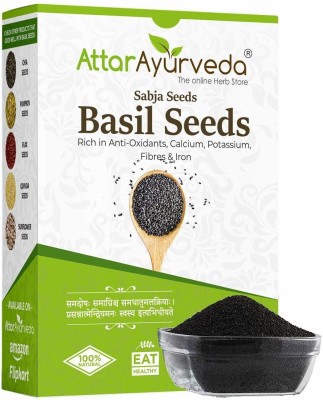 Attar Ayurveda Basil seeds for weight loss | Sabja Seeds | Basil Seeds(500 g)