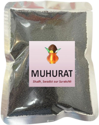 muhurat WHOLE SESAME BLACK TIL Black Sesame Seeds(100 g)