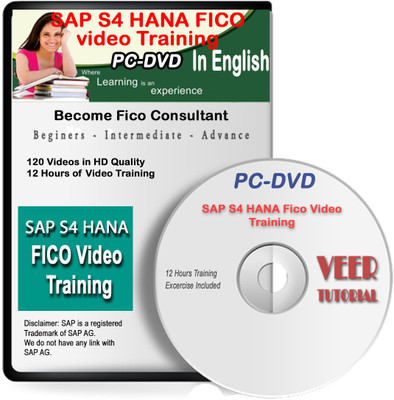 veertutorial SAP S4 HANA FICO BASIC TO ADVANCE VIDEO TRAINING(DVD)