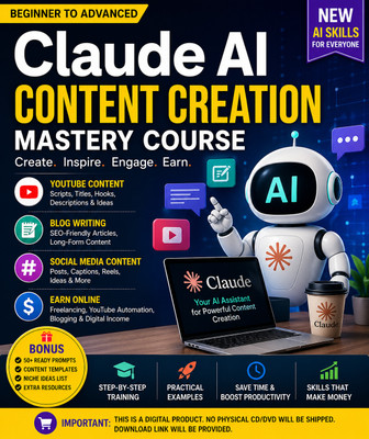 Gurpreet Nutrition Claude AI Content Creation Course | YouTube, Blog & Social Media AI Training(Email Delivery)