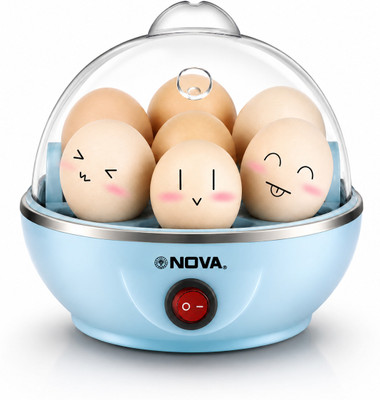 NOVA Blue Electric Egg Boiler NEC 1530 Egg Cooker(Blue, 7 Eggs)