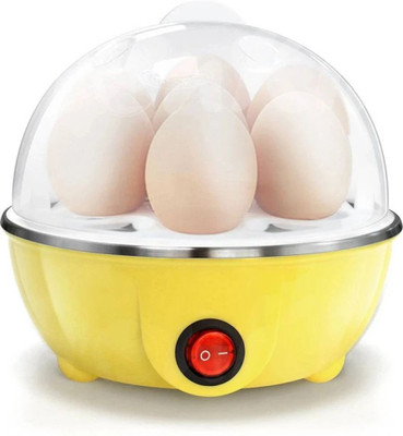 Chefman Electric Egg Boiler | Lightweight & Portable | Auto Shut-Off | 7 Egg Tray Compact Electric Egg Cooker | Space Saver | 7 Egg Tray | Smart Safety Egg Cooker(White, 7 Eggs)