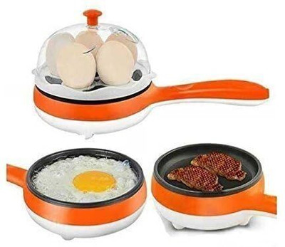 Lariox Egg Boiler Machine, Instant Egg Boiler Egg Cooker Egg Poacher 2 in 1 Multi Functional Electric 7 Egg Boiler Egg Cooker(Multicolor, 7 Eggs)