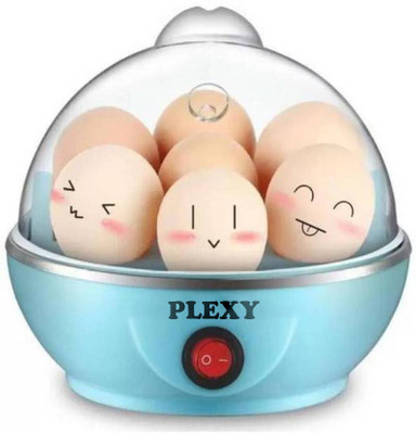 Plexy Blue Electric Egg Boiler NEC 1530 Egg Cooker Egg Cooker(7 Eggs)