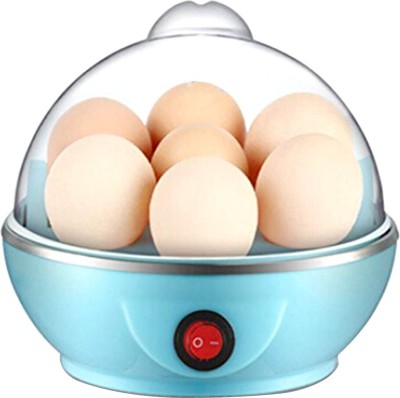 Tryviz Egg Boiler Electric Automatic Off 7 Egg Poacher for Steaming, Cooking, Boiling and Frying, Multicolour EGG-BOILER-O Egg Cooker(Multicolor, 7 Eggs)