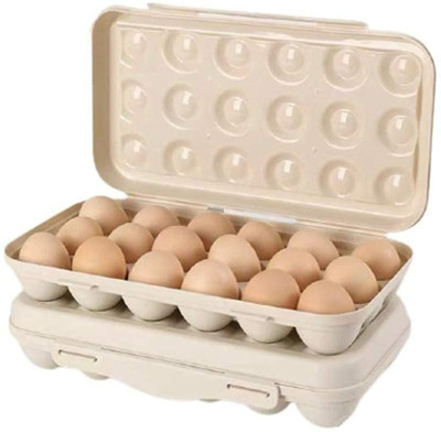 Takositio Plastic Egg Container  - 1.5 dozen(Multicolor)