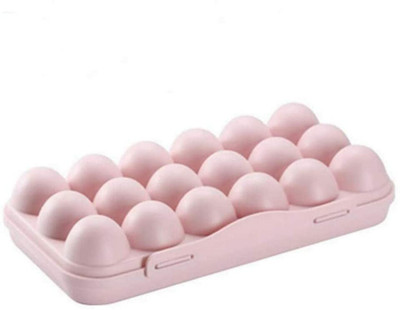 Vortipu Plastic Egg Container  - 1.5 dozen(Multicolor)