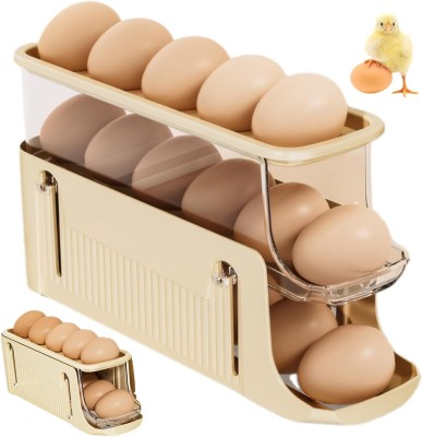 Ginoya Brothers Plastic Egg Container  - 1.5 dozen(Beige)