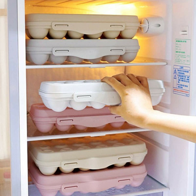 HomeCloud plastic Egg container for Refrigerator Plastic Egg Separator(Pink, Pack of 1)