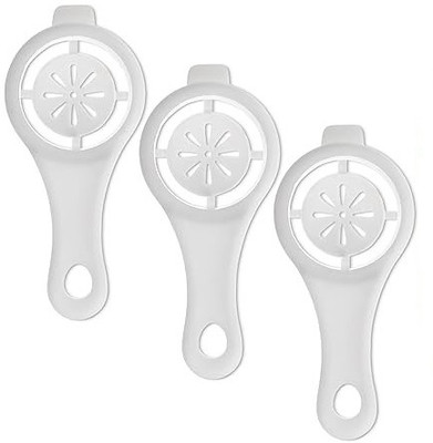 Euclid Egg Yolk Separator Egg White Separator Plastic Plastic Egg Separator(White, Pack of 3)