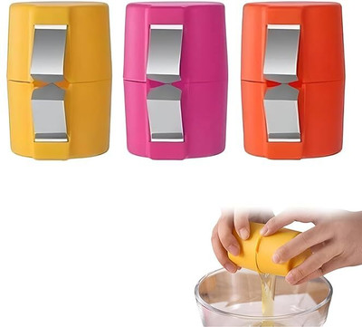 SathiEnterprice Egg Cracker & Separator Tool Plastic Egg Separator Set(Multicolor, Pack of 3)