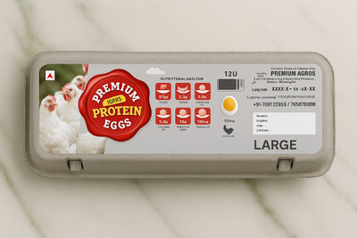 PREMIUM AGRROS Hen White Eggs(12 Units)