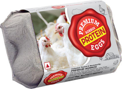 PREMIUM AGRROS Hen White Eggs(6 Units)