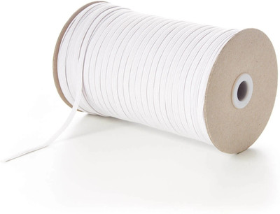 Siddhidata Knitted White Elastic(25 m)