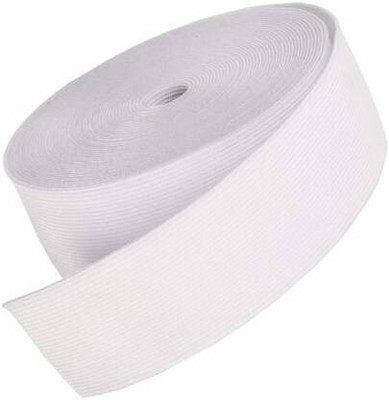 Vardhant Knitted White Elastic(25 m)