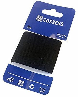 Cossess Knitted Black Elastic(4 m)