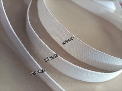 Bhagwati Enterprise Elastic Thread and Cord White Elastic(15 m)