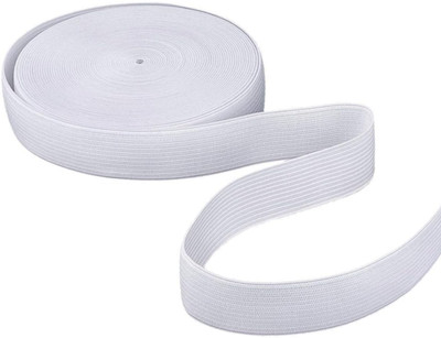 Clezaro Knitted White Elastic(25 m)