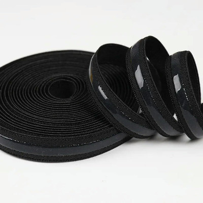 Aakriti Woven Black Elastic(50 m)