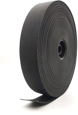 VEDHAN Woven Black Elastic(25 m)