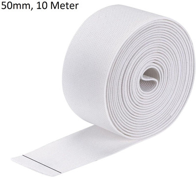 FeelBlue Knitted White Elastic(10 m)