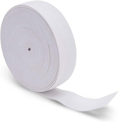 Clezaro Knitted White Elastic(25 m)