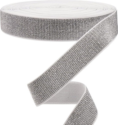Aakriti Knitted Silver Elastic(25 m)
