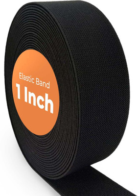 ZIBELL Woven Black Elastic(10 m)
