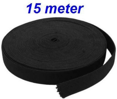 ZENITH Elastic Thread and Cord Black Elastic(15 m)
