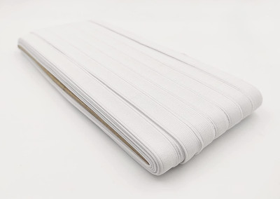 MayRose Woven White Elastic(19 m)