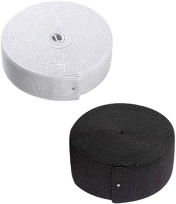 ZENITH Elastic Thread and Cord Black, White Elastic(4 m)
