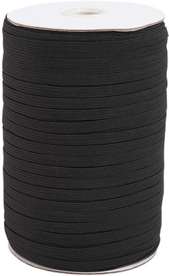 MayRose Woven Black Elastic(10 m)