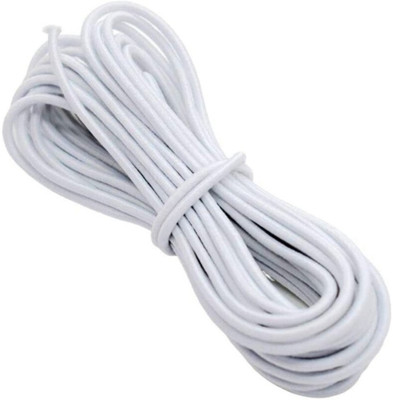 Cossess Elastic Thread and Cord White Elastic(100 m)