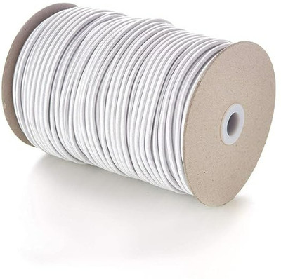 Cossess Elastic Thread and Cord White Elastic(50 m)