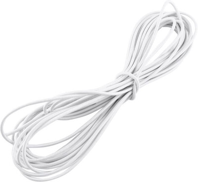 SCJ Elastic Thread and Cord White Elastic(10 m)