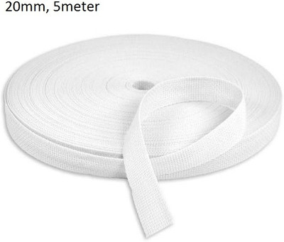FeelBlue Knitted White Elastic(5 m)