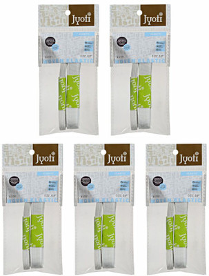 Jyoti Woven White Elastic(1 m)