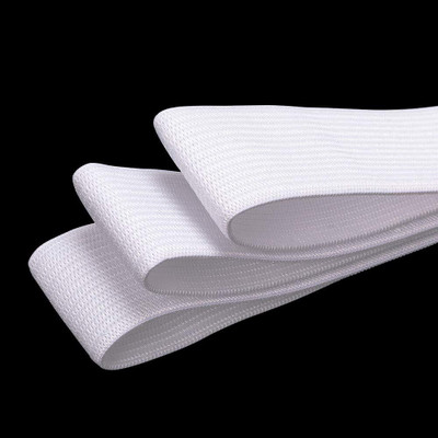 FeelBlue Knitted White Elastic(30 m)