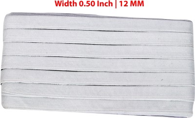 DAMODARAM Knitted White Elastic(25 m)