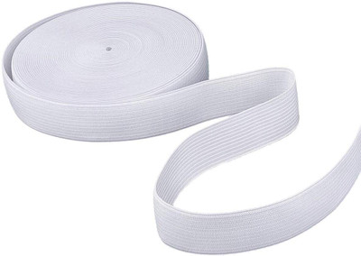 FeelBlue Knitted White Elastic(5 m)