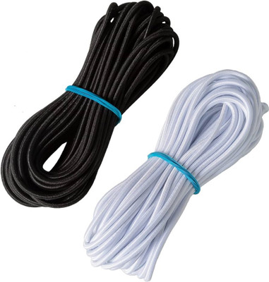 Cossess Elastic Thread and Cord White, Blue Elastic(25 m)