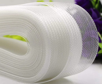 Raj Tailoring Braided White Elastic(40 m)