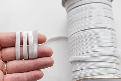 Manvikram Elastic Thread and Cord White Elastic(25 m)