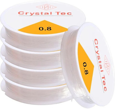 MILLIR Elastic Thread and Cord White Elastic(0.8 m)