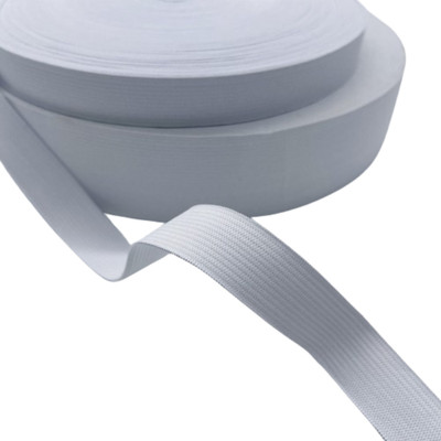 DORIJI Knitted White Elastic(5 m)
