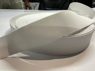 DZIRE Woven White Elastic(25 m)