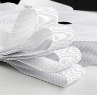 Clezaro Woven White Elastic(6 m)